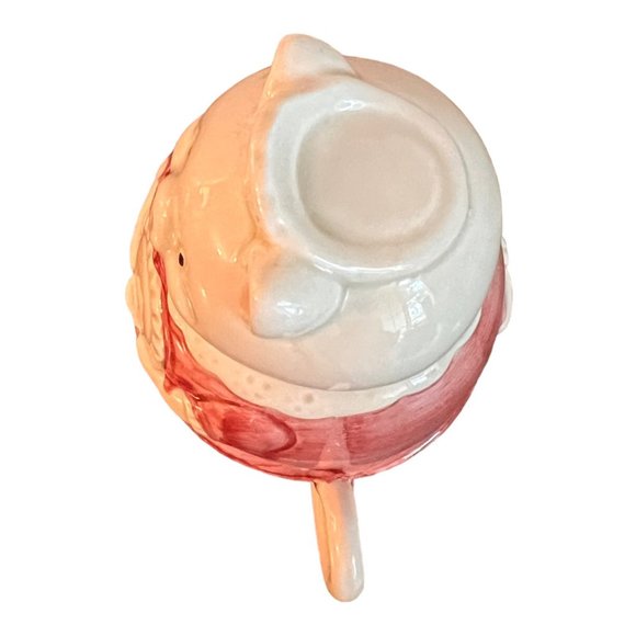 Vtg Kitchen Helpers Stackable Sugar and Creamer Pig Pink, White Ron Gordon1986 - Picture 6 of 14